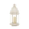 *17452V - Sublime Distressed White Lace 16" Iron C