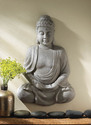 *17544V - Peaceful Buddha 27" Wall Art Décor Plaq