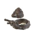 *17555V - Snail Iron Garden Hide A Key Figurine
