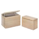 *17877V - Natural Rush Lt. Brown Nesting Storage T