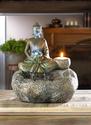 *17965V - Buddha Tea Light Tabletop Tranquility Wa
