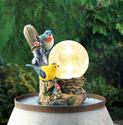 *18053V - Songbirds Statue Light Up Garden 7 1/2" 