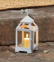 *18086V - White Metal 8 3/4" Contemporary Pillar C