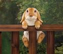 *18098V - Climbing Golden Bunny Buddy Figurine Yar
