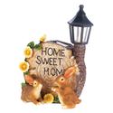 *18201V - Solar Home Sweet Home Bunnies Figure Lam