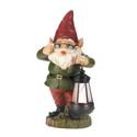 *18236V - Solar Lantern Keeper Gnome Garden Statue