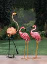 *18273V - Single Standing Pink Flamingo Garden Sta