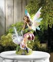 *18276V - Garden Fairy Light Up Flower Statue 12" 