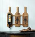 *18297V - Bordeaux Wooden Wine Bottle Holder Wall 