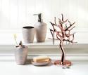 *18332V - Rose Golden Shimmer 4pc Porcelain Bathro
