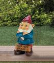 *18337V - Keep Off Grass Grumpy Gnome Figure Yard 