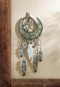 *18376V - Crescent Moon Dreamcatcher Iron Wall Dec