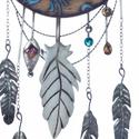 *18376V - Crescent Moon Dreamcatcher Iron Wall Dec