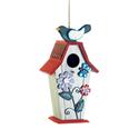 *18424V - Garden Birdie Butterfly Wood & Iron Bird