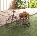 *18487V - Galvanized Bucket Tricycle Bike Plant St