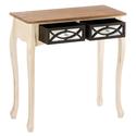 *18505V - Charming White Wood Accent Console Table