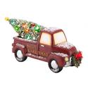 *18584V - Light-Up LED Red Merry Christmas Truck w
