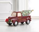 *18584V - Light-Up LED Red Merry Christmas Truck w