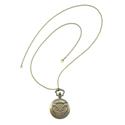 :10467V - Golden Owl FOB Pocket Watch Necklace w/C