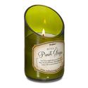 :10815V - Green Glass Wine Bottle Pinot Grigio Sce