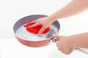 :10832V - Silicone 6" Round Red Super Scrubber