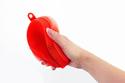 :10832V - Silicone 6" Round Red Super Scrubber
