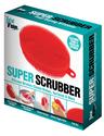 :10832V - Silicone 6" Round Red Super Scrubber