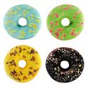 :10904V - Squeaky Dog Toy Donuts Set Of 4