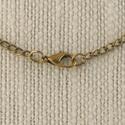 :11015V - Bronze Rose Mini Necklace Watch