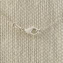 :11024V - Black Cat & White Kitten Pendant 17" Cha