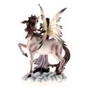 12109V - Mythical Fairy And Unicorn Polyresin/Powd