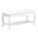 13226V - Casual Cottage Style Coffee Table White F
