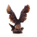 13820V - Eagle In Flight Bronze Finish Resin Figur