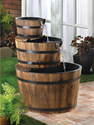 13841V - Apple Barrel Fir Wood Waterfall Outdoor W