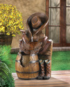 14939V - Wild West Cowboy Hat Boots Saddle Water F