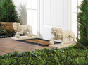 15158V - Regal Lion Paw on Ball Statue Yard Art Pa