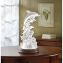 32270V - Dolphins On Waves Illuminated Rainbow Col
