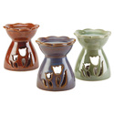33646V - Tulip Cutout Flower Porcelain Oil Warmers