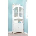 35014V - Bathroom Hall Linen Storage Cabinet White