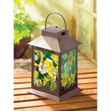 38682V - Solar Power Hummingbird Floral Lantern Me