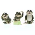 38813V - Playful Frolicking Frogs Hanging Wall Pla