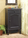 39092V - Antiqued Wood Storage Cabinet 1 Drawer Sh
