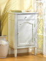 39093V - Antiqued Wood Storage Cabinet 1 Drawer Sh