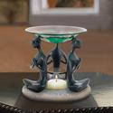 39202V - A Woman's Prayer Black Oil Warmer Glass D
