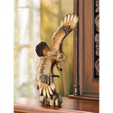 39665V - Soaring Eagle Hand Carved Burlwood Look P