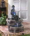 D1156V - Zen Buddha Rock Look Serenity Water Fount