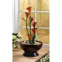 D1307V - Calla Lily Metalwork Sculpture Water Foun