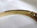 $10,750 FINE VINTAGE DIAMOND BANGLE 14K YELLOW GOL