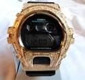 LUXURY JOJO KC CASIO G-SHOCK DW6900 REAL DIAMOND W