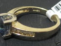 FINE 1.65 GARDEN TOPAZ & DIAMOND RING RARE NEPTUN 